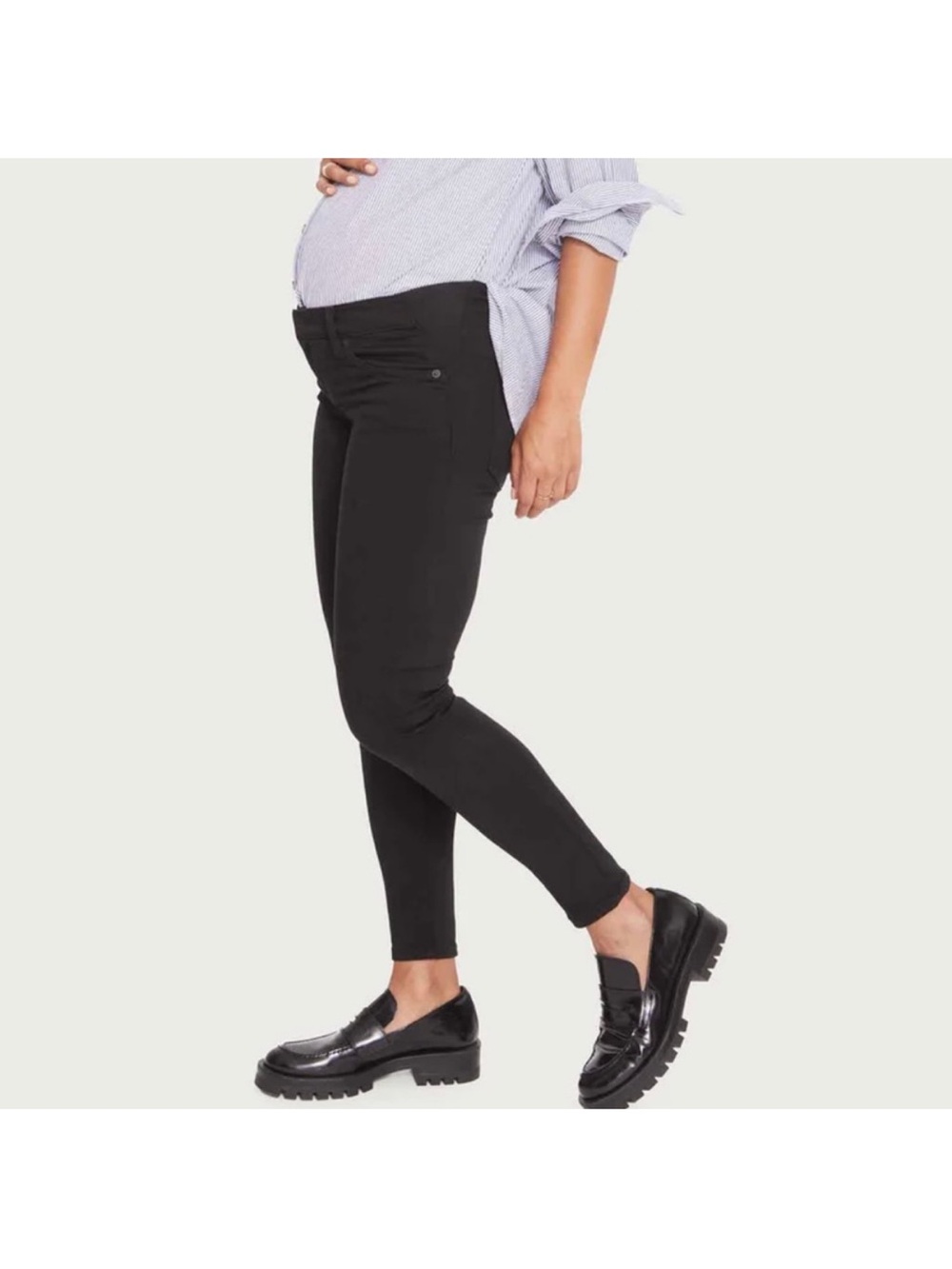 Hatch Black Under The Belly The Slim Maternity Jean Size 26 NWT